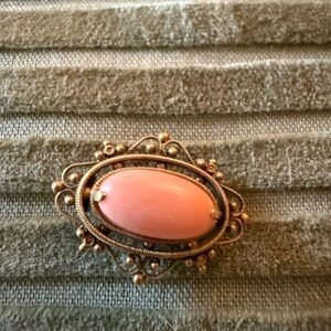 Vintage Corral/Pink Brooch